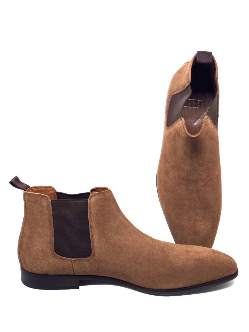 BP Nordstrom Easton Slip-on Brown Suede Chelsea Ankle Boots Men's Size 12.5M